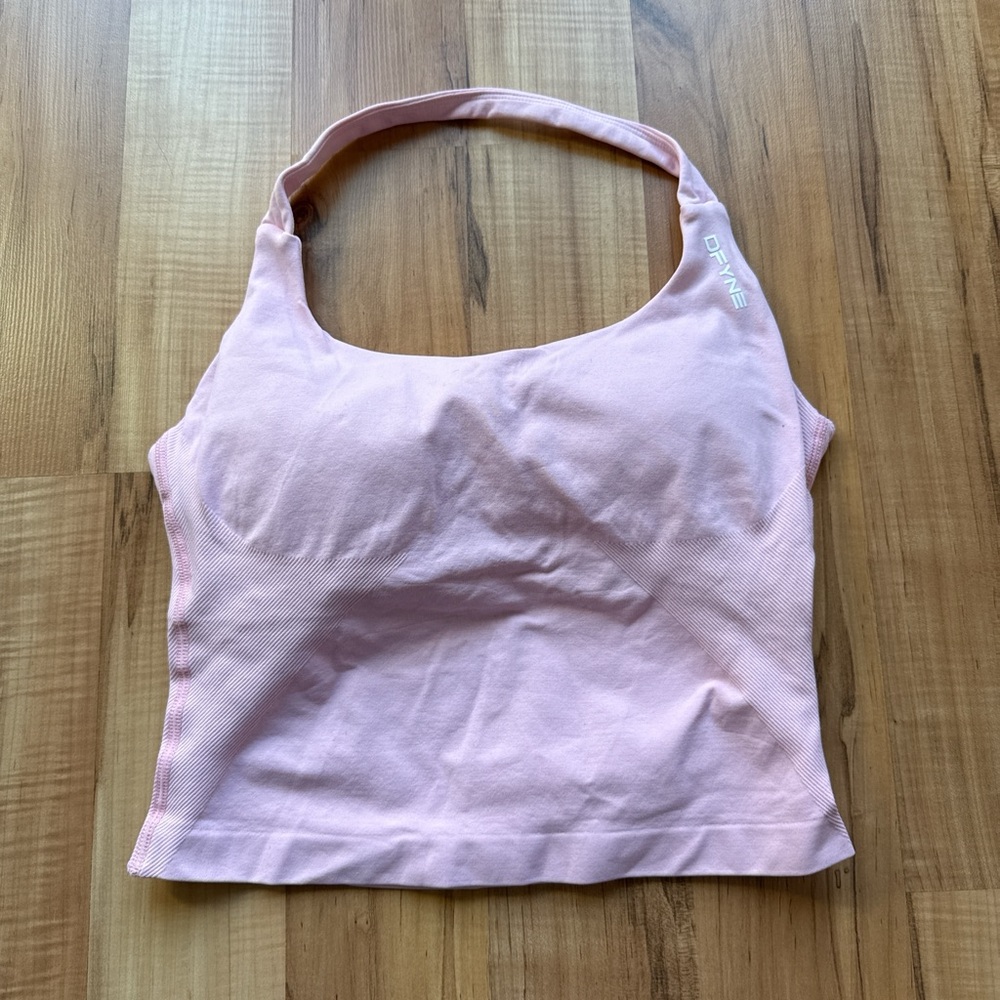 Dfyne Light Rose Impact Halter Top